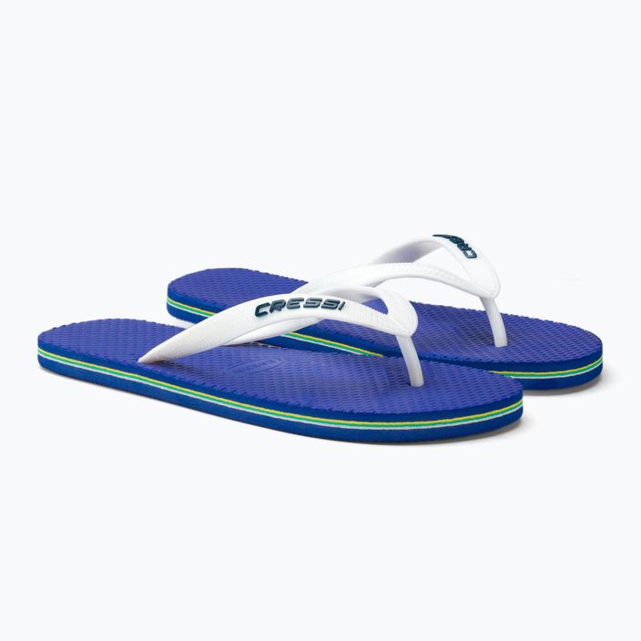 Cressi Beach flip flops navy blue and white XVB9539135 4
