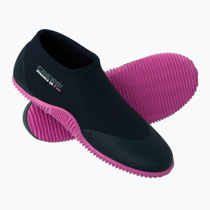 Cressi Minorca Shorty 3mm black/pink neoprene shoes XLX431400 9