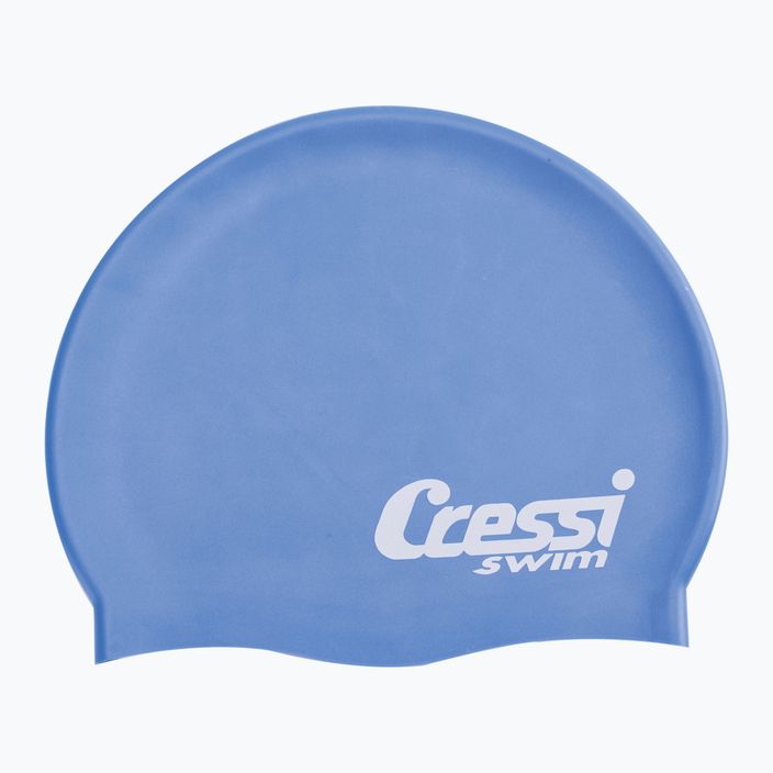 Cressi Silicone swimming cap light blue XDF220 2