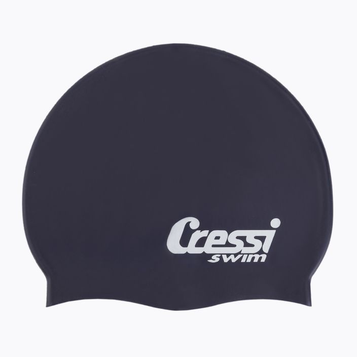 Cressi Silicone swimming cap navy blue XDF220125