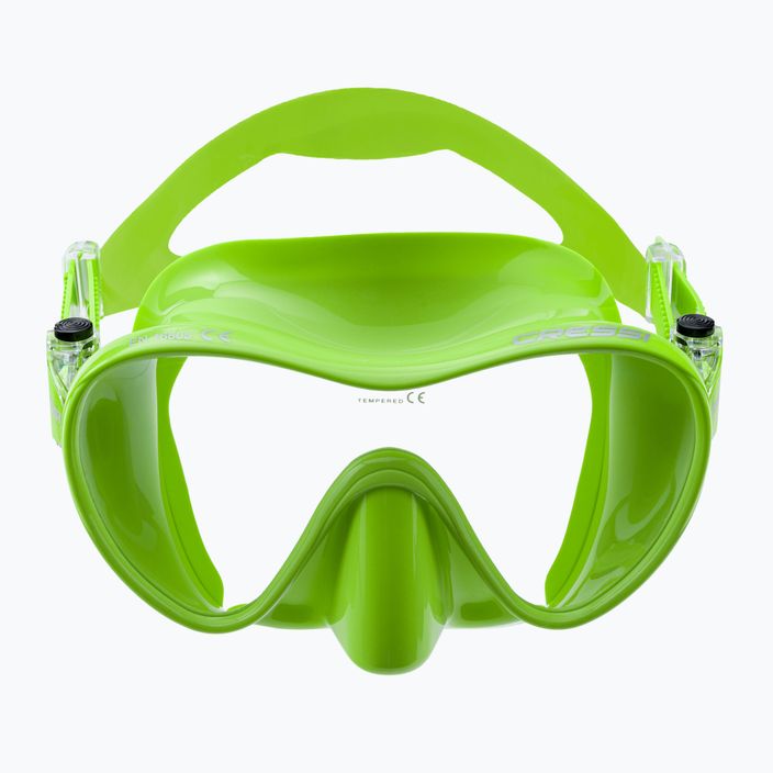 Cressi F1 diving mask green WDN281067 2
