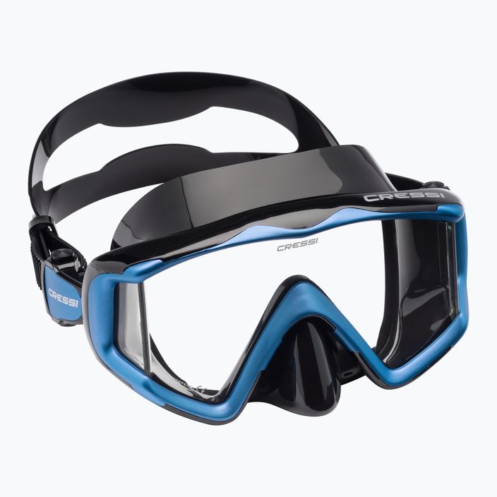 Cressi Liberty Triside SPE diving mask black-blue DS455020 5