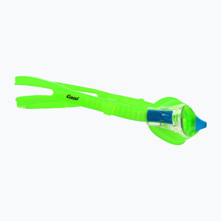 Cressi Dolphin 2.0 green/blue children's swim goggles USG010203G 3