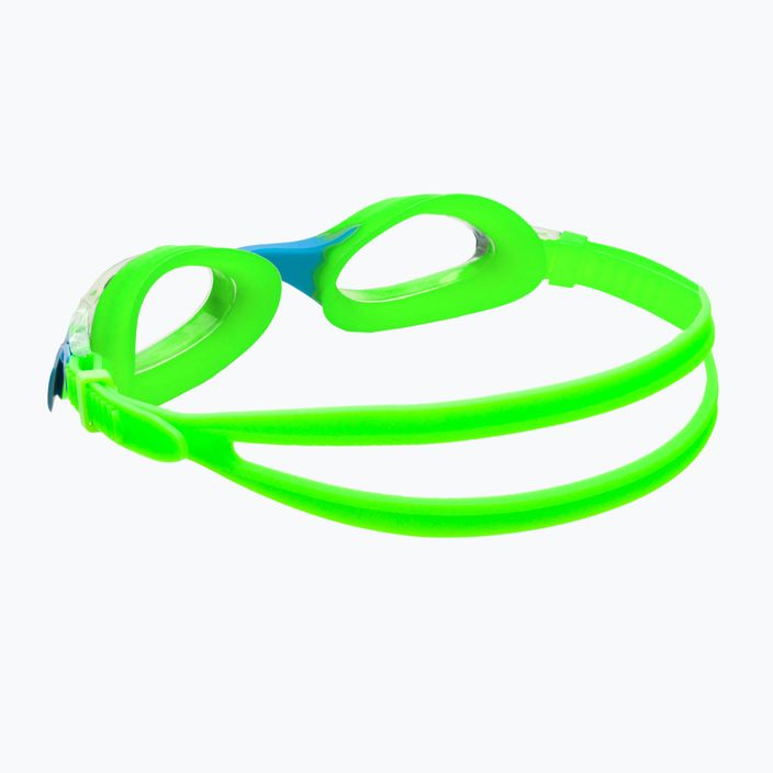 Cressi Dolphin 2.0 green/blue children's swim goggles USG010203G 4
