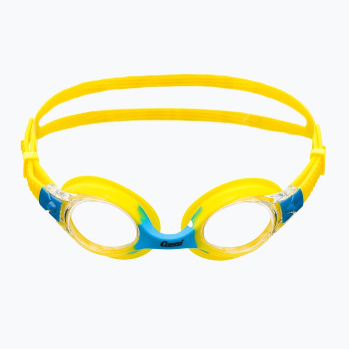Cressi Dolphin 2.0 yellow/blue children's swim goggles USG010203Y 2