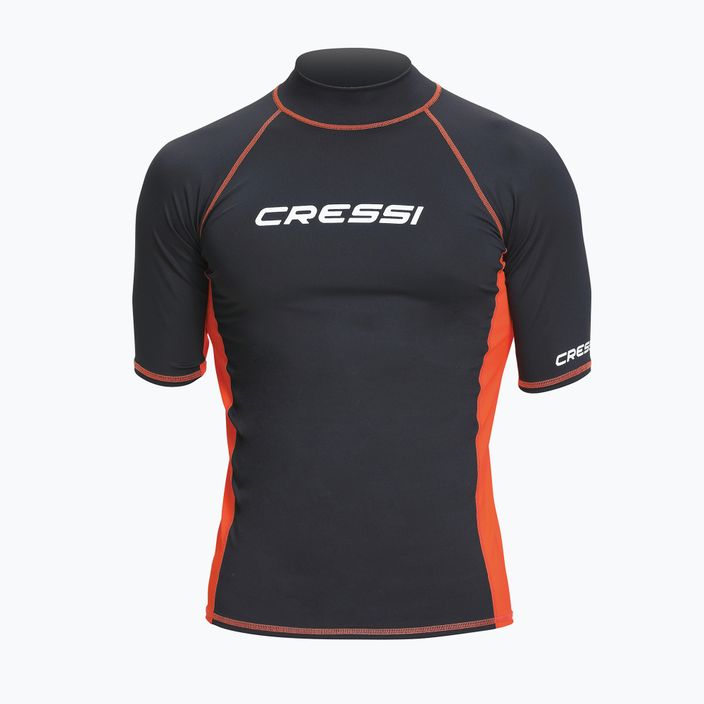 Cressi Rash Guard men's swim shirt orange and black XLW478404