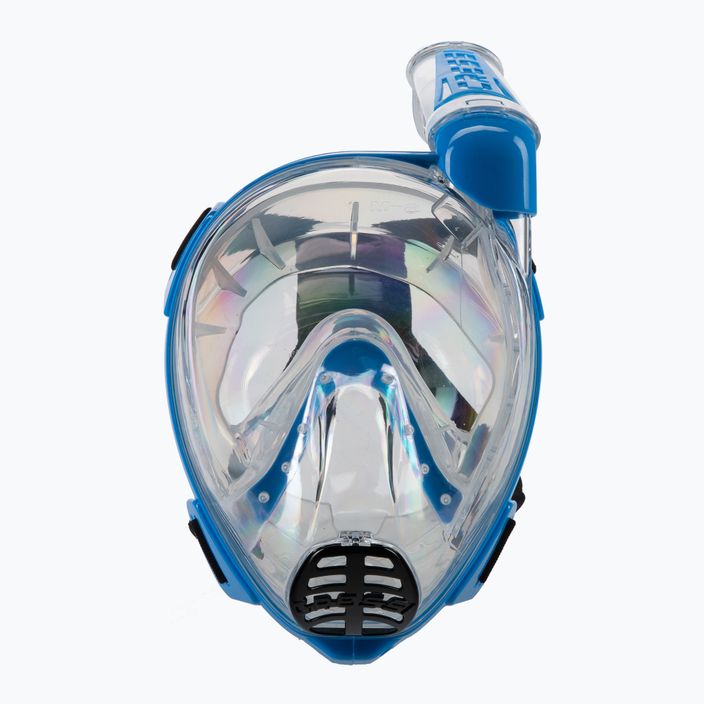 Cressi Duke Dry full face mask for snorkelling blue XDT000020 2