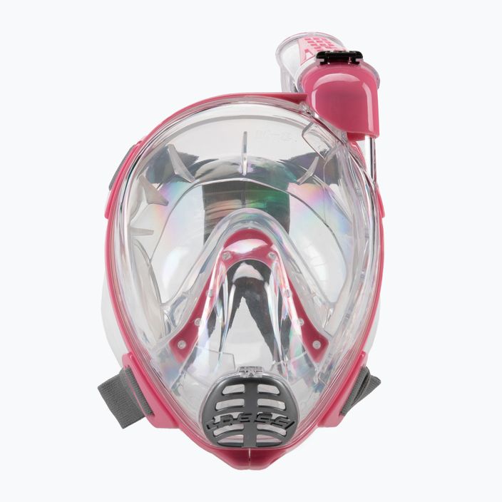 Cressi Duke Dry full face mask for snorkelling pink XDT000040 2