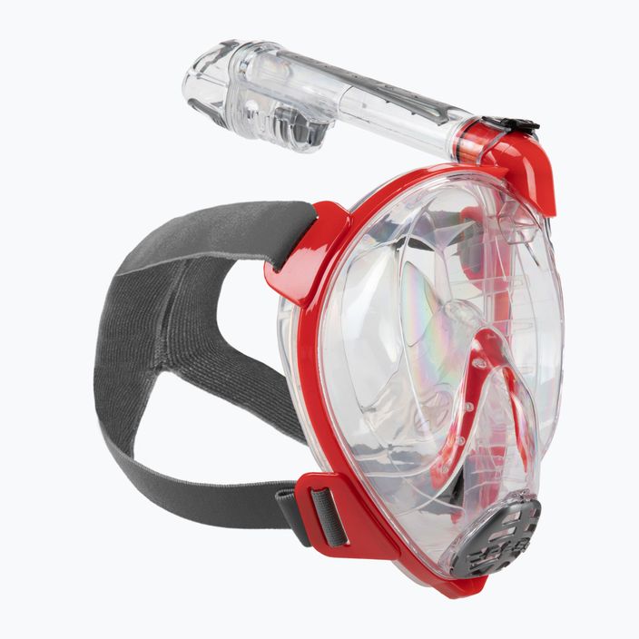Cressi Duke Dry full face mask for snorkelling red XDT000058