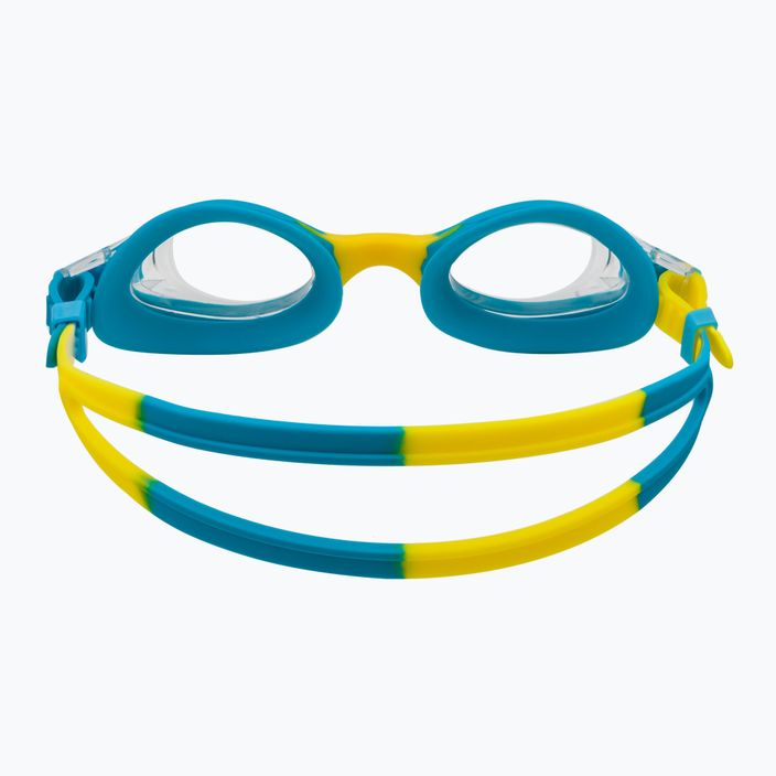 Cressi Dolphin 2.0 azure/yellow children's swim goggles USG010210 5