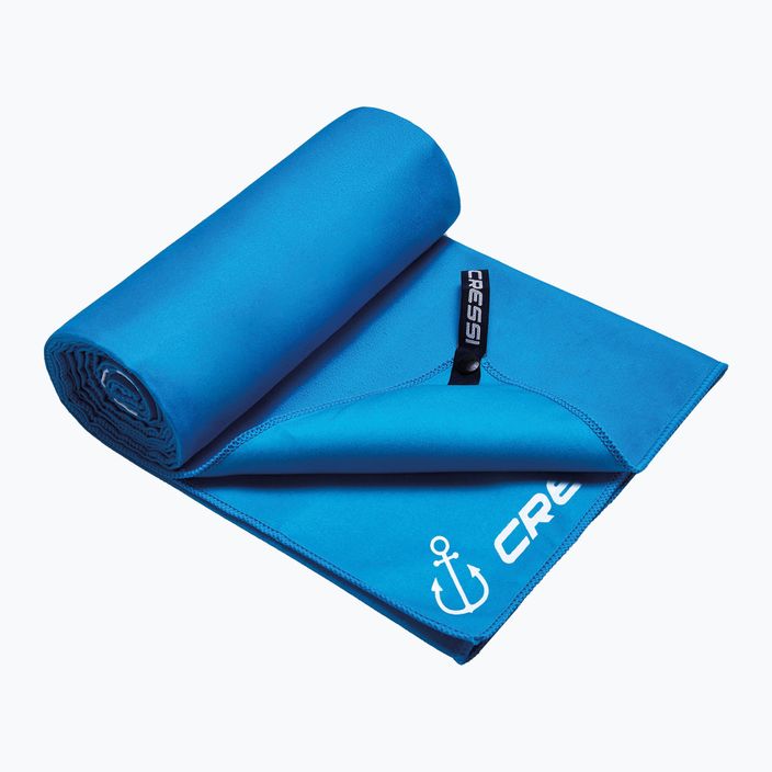 Cressi Microfiber Anchor blue quick-dry towel XVA871010 6