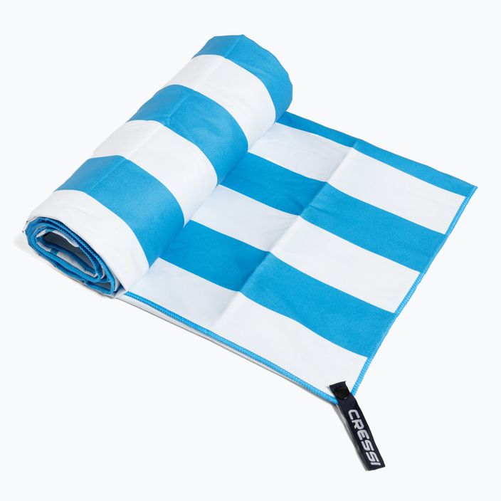 Cressi Stripe Beach quick-dry towel blue XVA871 2