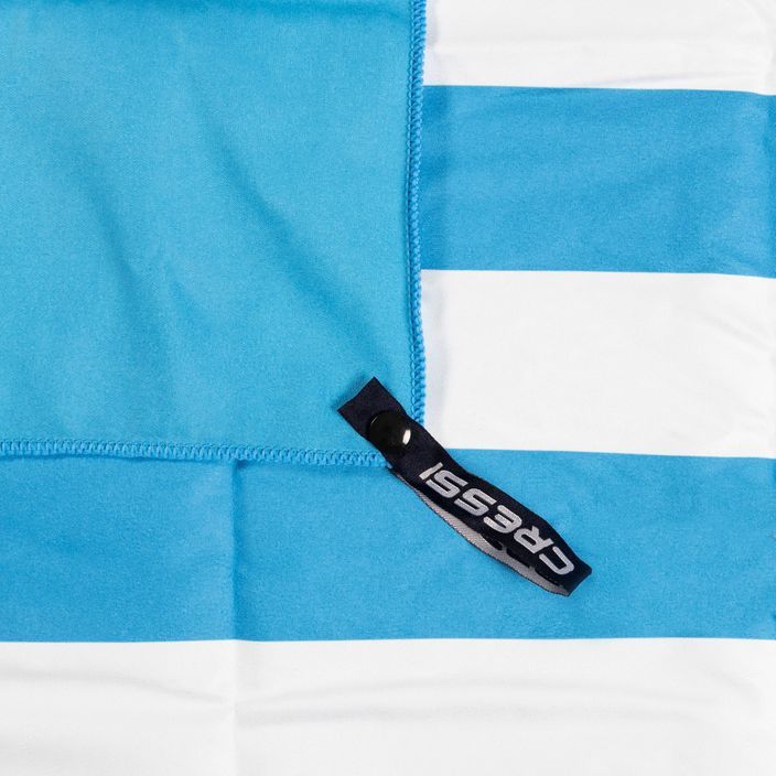 Cressi Stripe Beach quick-dry towel blue XVA871 4