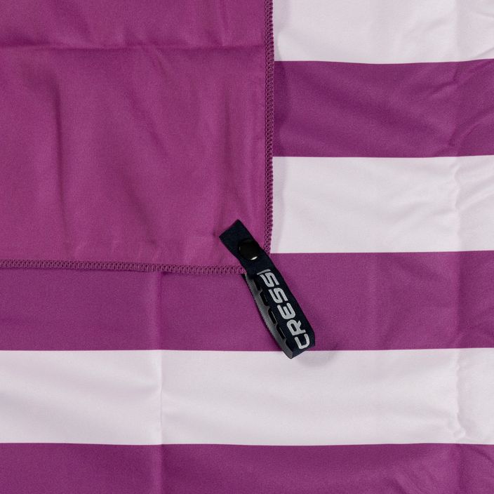 Cressi Stripe beach quick-dry towel purple XVA871 4