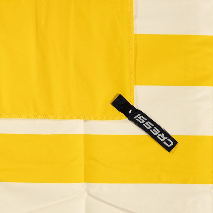 Cressi Stripe beach yellow quick-dry towel XVA871 4