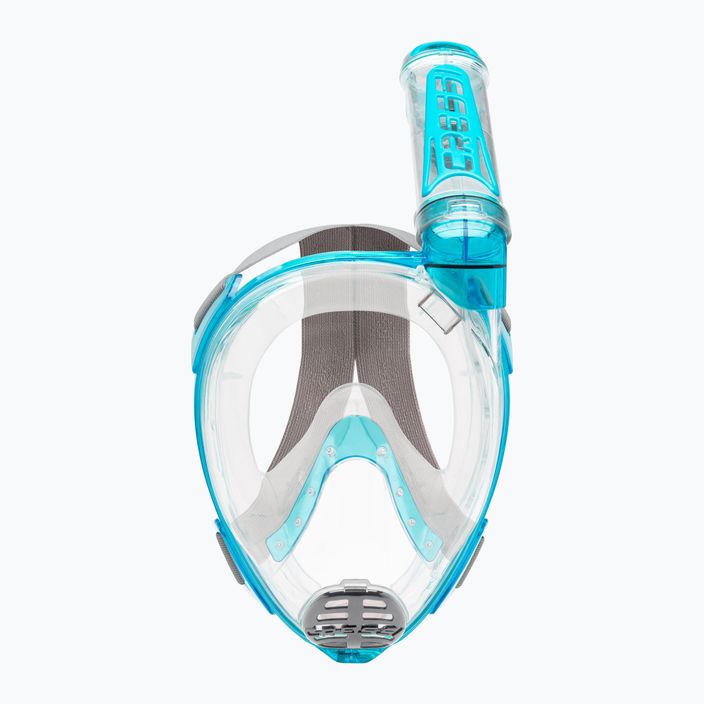 Cressi Duke Dry full face mask for snorkelling blue XDT000025 2