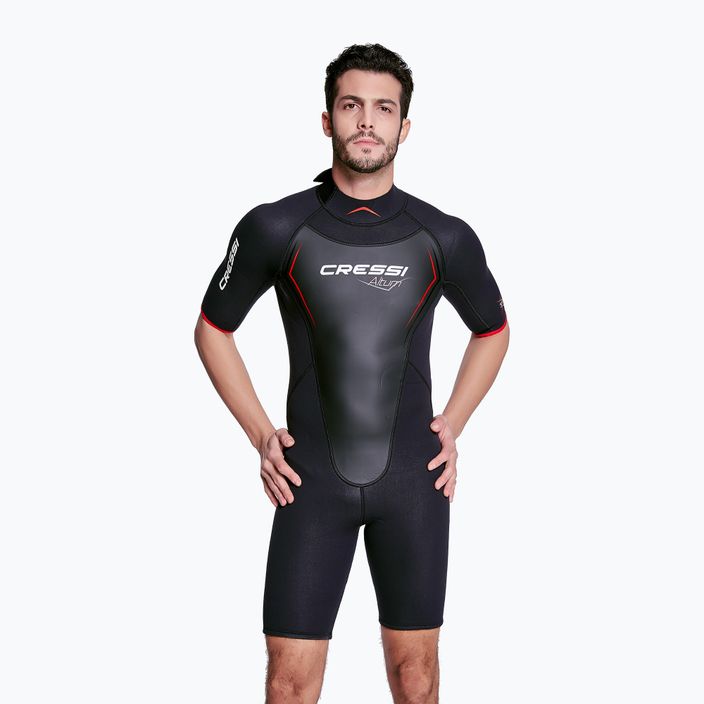 Men's Cressi Altum Wetsuit Shorty 3mm black XLV436022 diving suit
