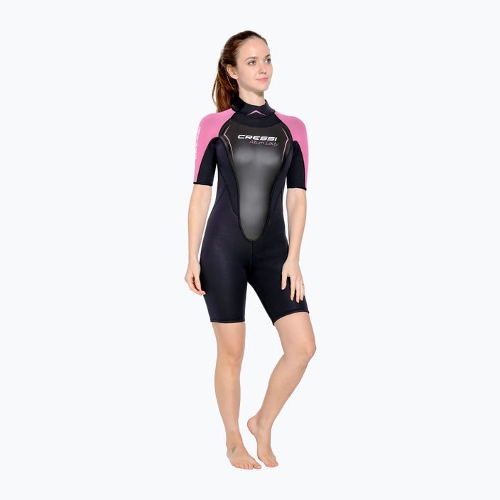 Women's Cressi Altum Wetsuit Shorty 3mm black XLV436061 diving suit 2