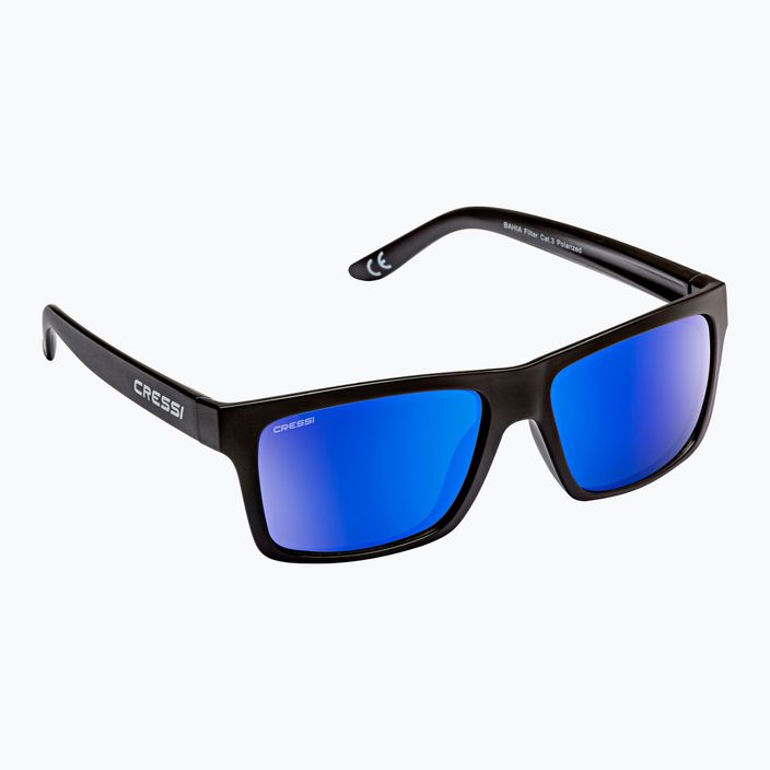 Cressi Bahia black/blue mirrored sunglasses XDB100601 5