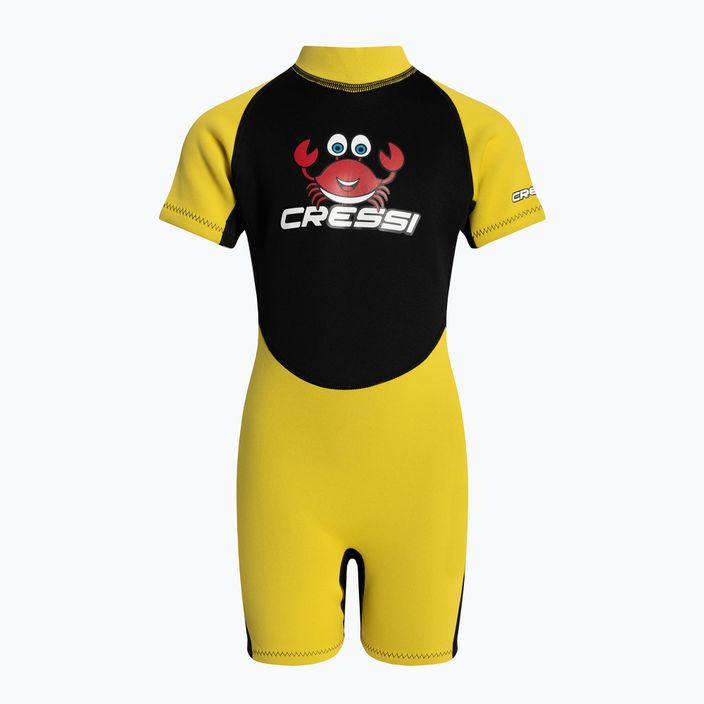 Cressi Smoby Shorty 2 mm children's swimming foam black and yellow XDG008101