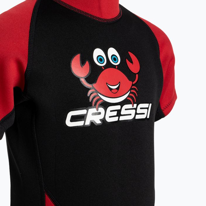 Cressi Smoby Shorty 2 mm children's swimming foam black and red XDG008201 3