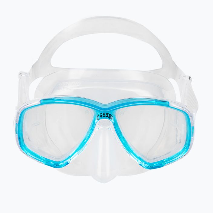 Cressi Perla clear blue diving mask DN207963 2