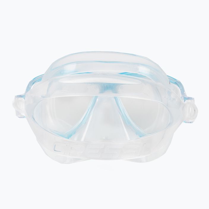 Cressi Perla clear blue diving mask DN207963 5