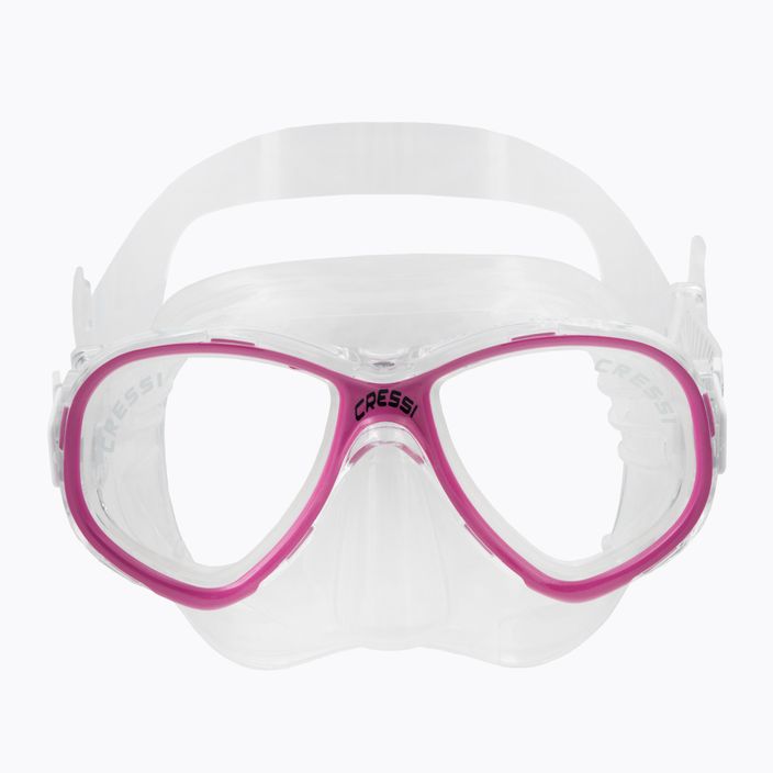 Cressi Perla children's diving mask pink and clear DN208440 2
