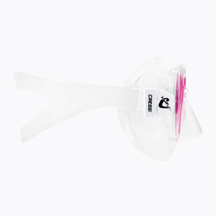 Cressi Perla children's diving mask pink and clear DN208440 3