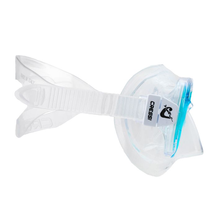 Cressi Perla children's diving mask blue and clear DN208463 3
