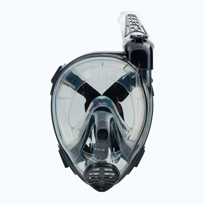Cressi Duke Dry full face mask for snorkelling black/grey XDT060050 2