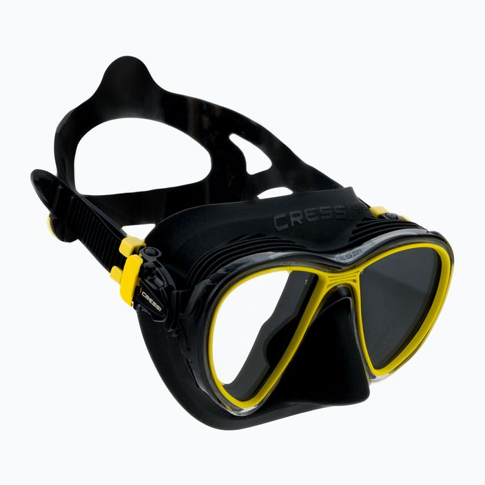 Cressi Quantum diving mask black/yellow DS515010