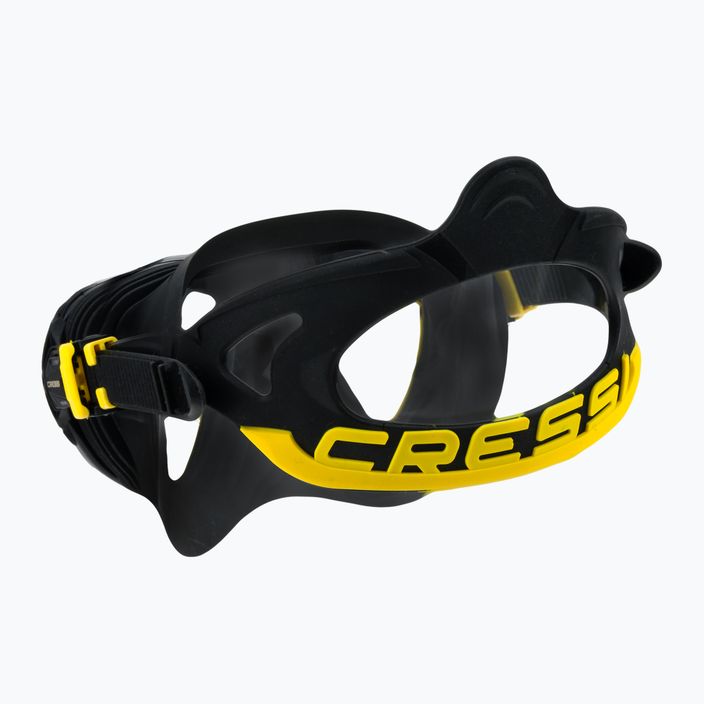 Cressi Quantum diving mask black/yellow DS515010 4