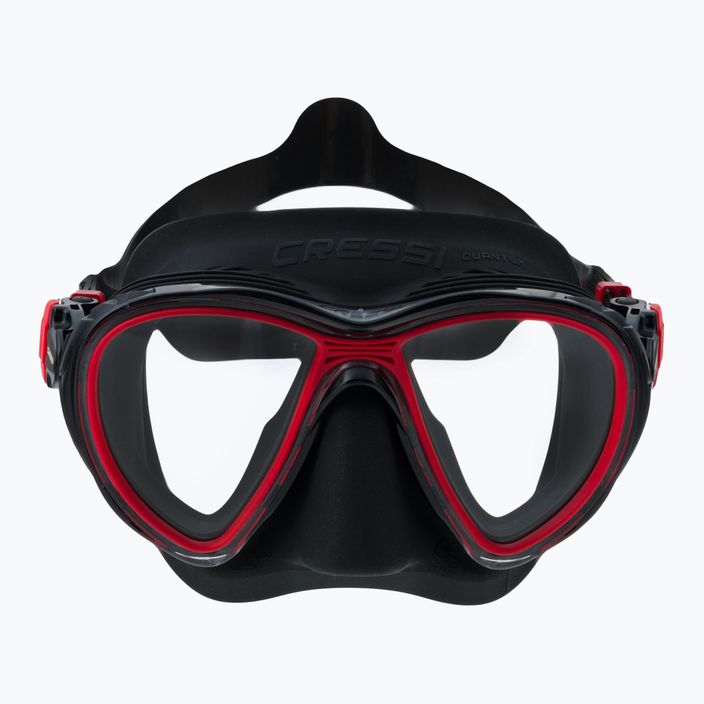 Cressi Quantum diving mask black/red DS515080 2