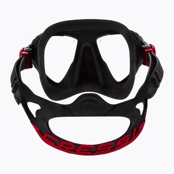 Cressi Quantum diving mask black/red DS515080 5