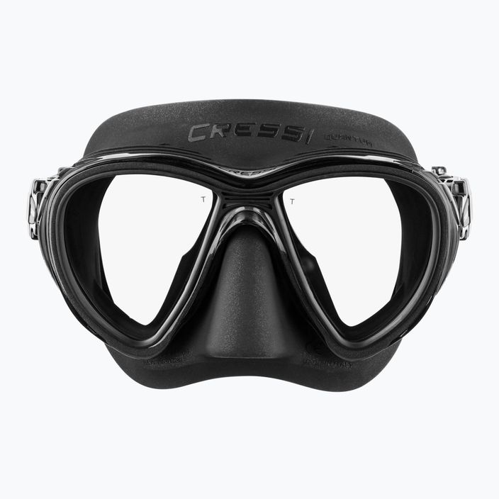 Cressi Quantum Ultravision black/silver diving mask 2