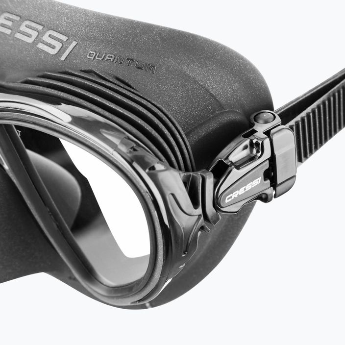 Cressi Quantum Ultravision black/silver diving mask 4