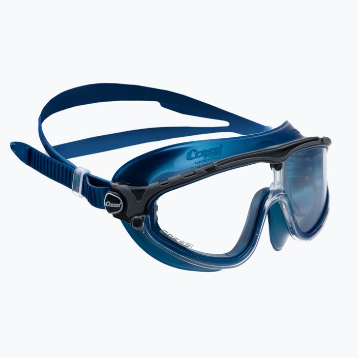 Cressi Skylight blue metal swim mask DE2033555