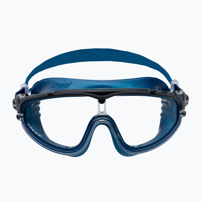 Cressi Skylight blue metal swim mask DE2033555 2