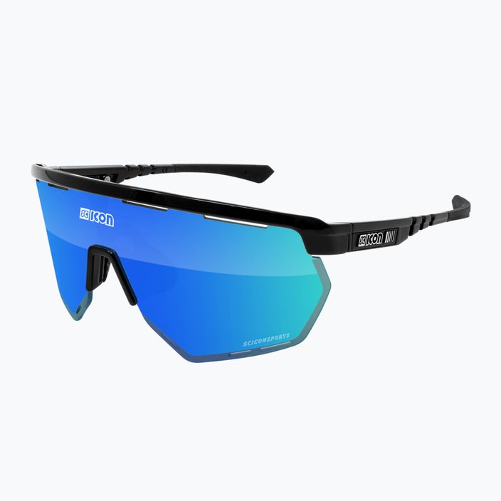 SCICON Aerowing black gloss/scnpp multimirror blue cycling glasses EY26030201 2
