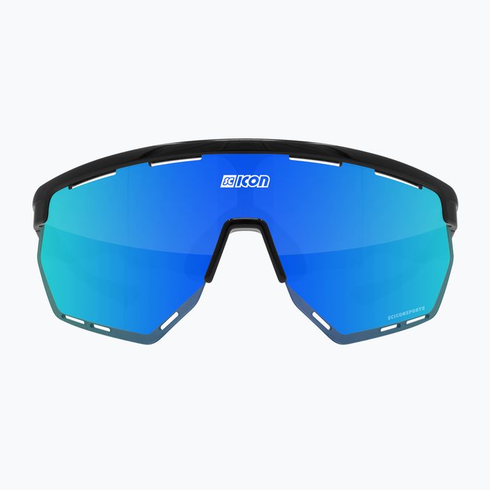 SCICON Aerowing black gloss/scnpp multimirror blue cycling glasses EY26030201 3