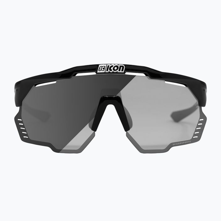 SCICON Aeroshade Kunken black gloss/scnpp photocromic silver cycling glasses EY31010200 3