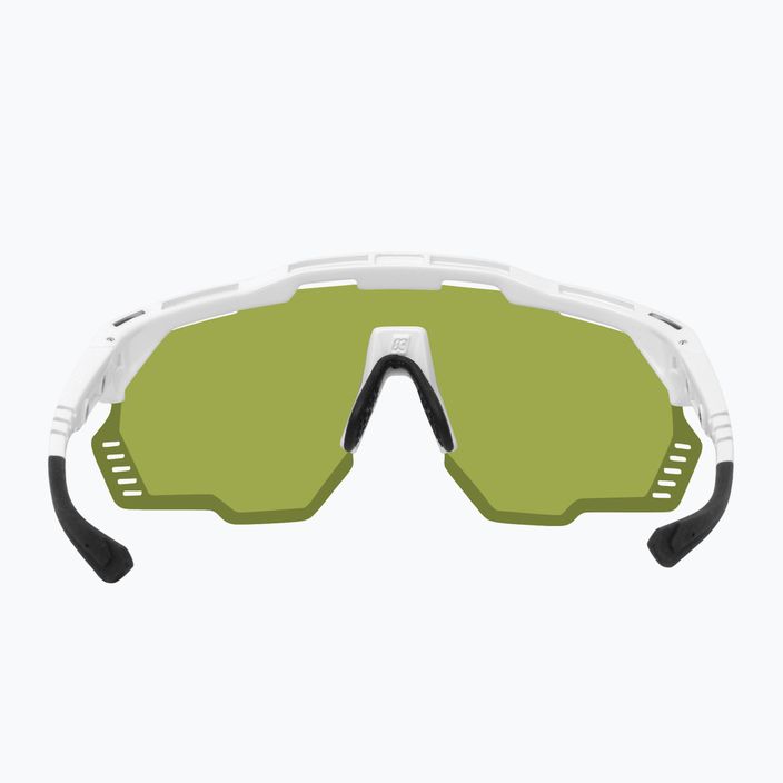 SCICON Aeroshade Kunken white gloss/scnpp green trail cycling glasses EY31150800 5