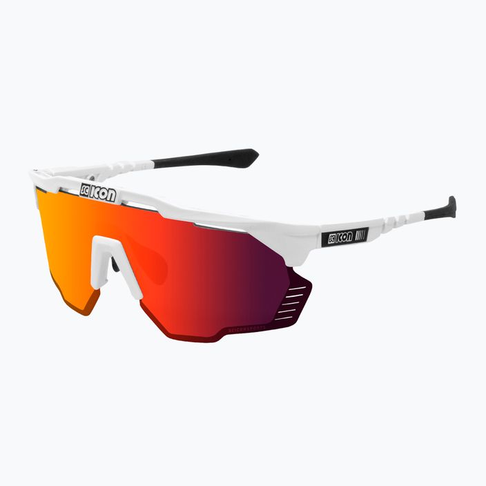 SCICON Aeroshade Kunken white gloss/scnpp multimirror red cycling glasses EY31060800 2