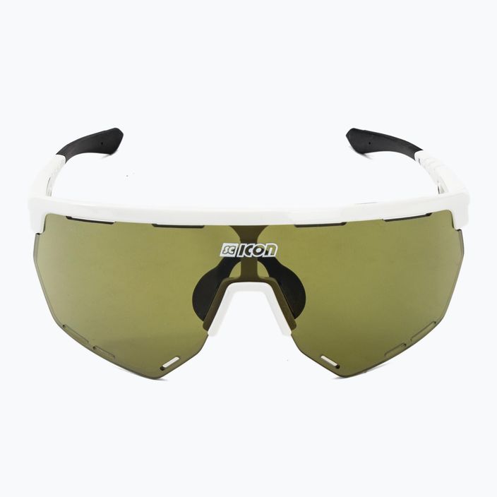SCICON Aerowing white gloss/scnpp green trail cycling glasses EY26150800 4