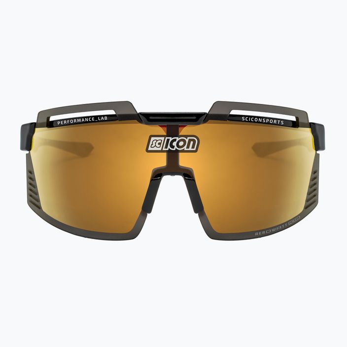 SCICON Aerowatt Foza black gloss/scnpp multimirror bronze cycling glasses EY38070200 3