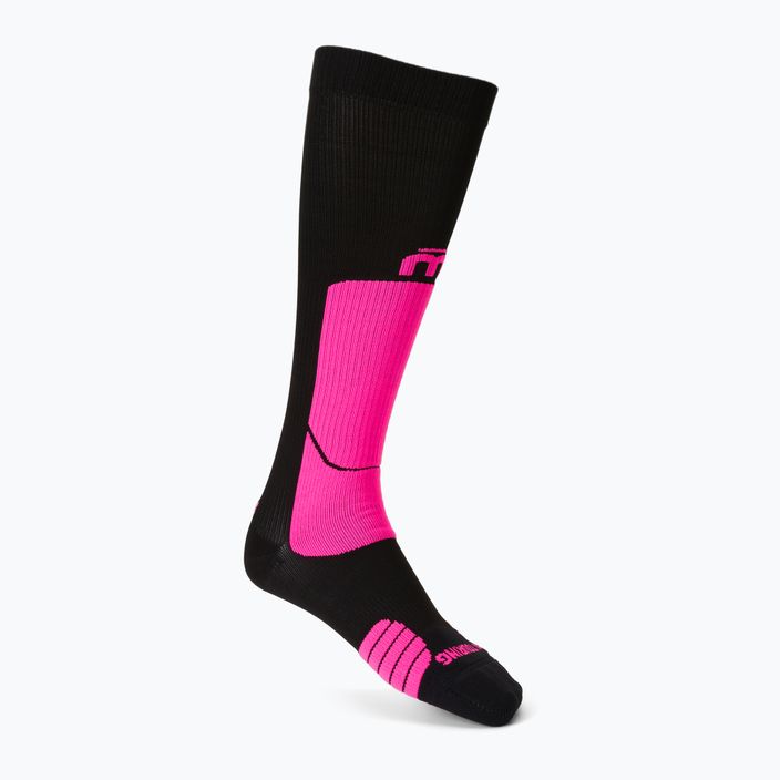 Mico Light Weight Extra Dry Ski Touring socks black/pink CA00280