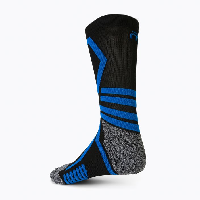 Mico Medium Weight X-Performance X-C Ski Socks Black/Blue CA00146 2