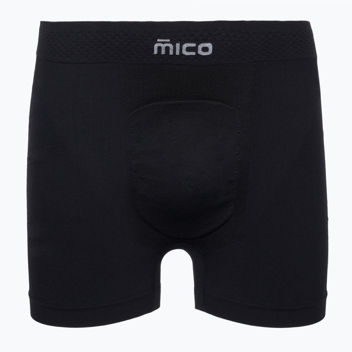 Men's Mico P4P Skintech Odor Zero Ionic+ thermal boxers black IN01789