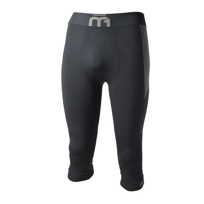 Men's Mico M1 Skintech 3/4 thermal pants black CM07024 2